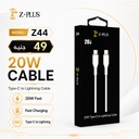 Z44 Z.PLUS 20W كابل تايب سي أيفون فعلي