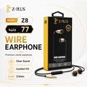 Z.PLUS Z8 سماعه ميتال جودة فاخرة