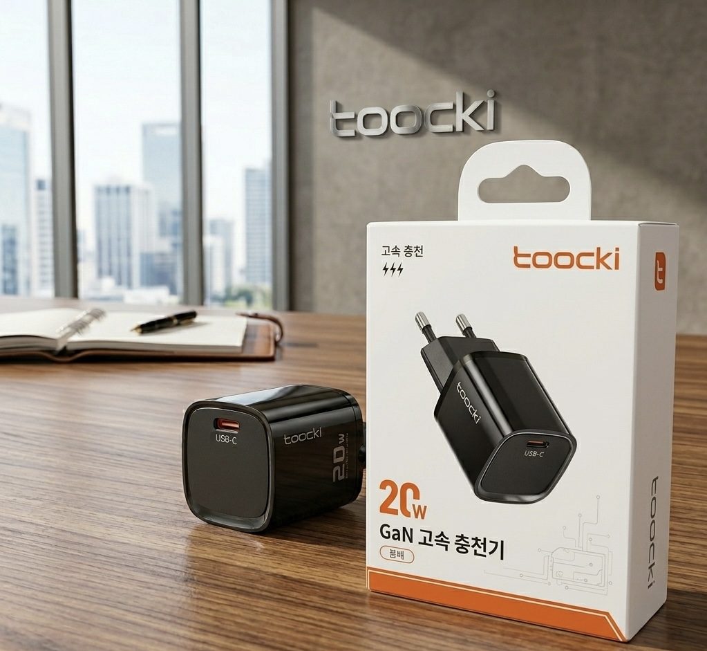 راس شاحن تايب سي فاست Toocki PD 20W GAN