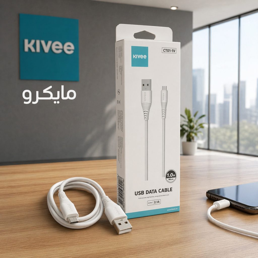 كابل مايكرو 2.1 أمبير Kivee CT01-1V