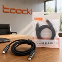 TOOCKI 100W كابل قماش فاست طرفين تايب سي