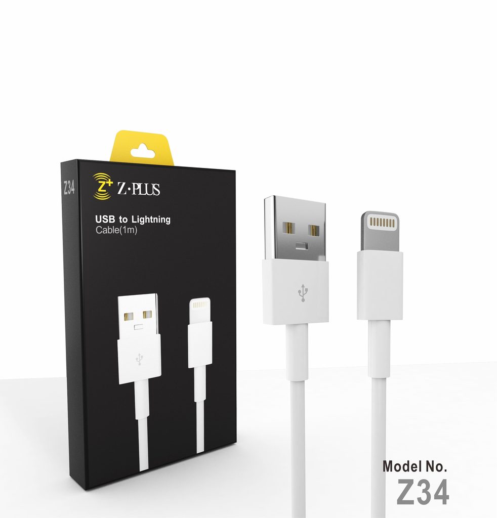 Z.PLUS Z34 USB كابل أيفون